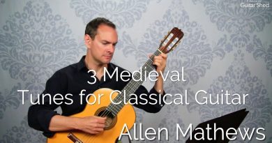 Medieval classical guitar music to learn and play