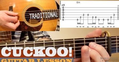 “Cuckoo” | Intermediate Bluegrass Guitar Lesson with TAB