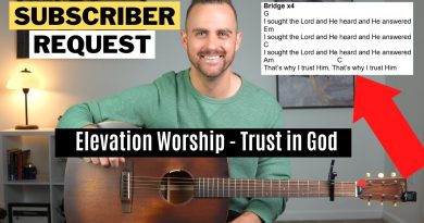 Elevation Worship || Trust In God || Acoustic Guitar Lesson & Play-Through with Chords & Lyrics