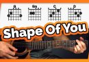 Shape of You Guitar Tutorial (Ed Sheeran)  Easy Chords Guitar Lesson