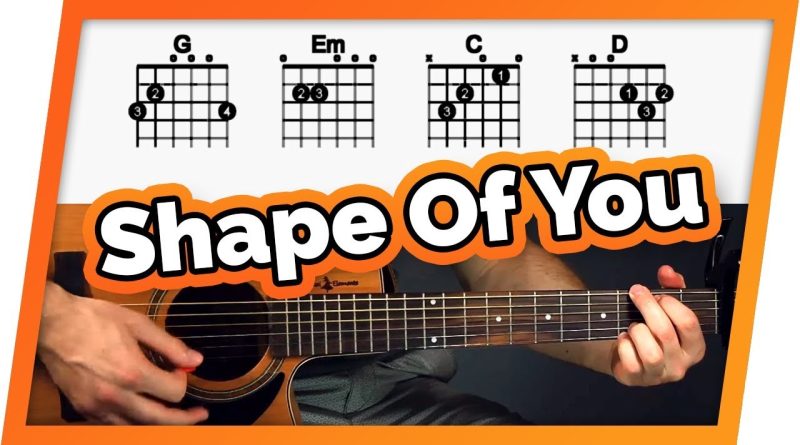 Shape of You Guitar Tutorial (Ed Sheeran)  Easy Chords Guitar Lesson