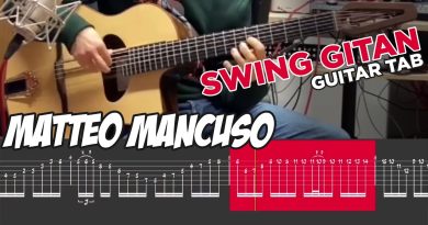 Matteo Mancuso | Swing Gitan | Guitar Tab Tutorial | How to Play