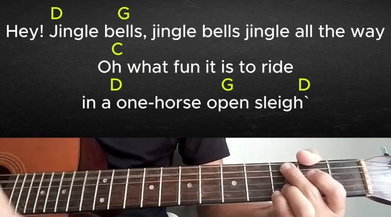 Jingle bells-Guitar Tutorial With Chords and Lyrics