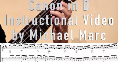 Canon In D – Advanced Guitar Tutorial/Lesson/Instructions with Tabs – Free