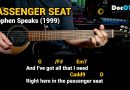 Passenger Seat – Stephen Speaks (1999) Easy Guitar Chords Tutorial with Lyrics