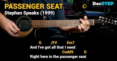 Passenger Seat – Stephen Speaks (1999) Easy Guitar Chords Tutorial with Lyrics