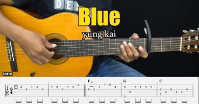 Blue – yung kai – Fingerstyle Guitar Tutorial + TAB & Lyrics