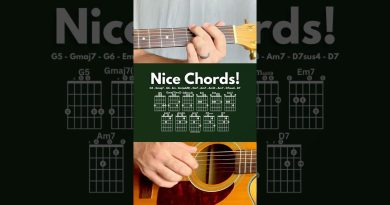 Try this nice sounding chord progression with a relaxing vibe! Grab your guitar and play along!