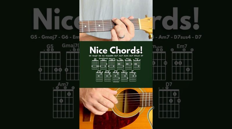 Try this nice sounding chord progression with a relaxing vibe! Grab your guitar and play along!