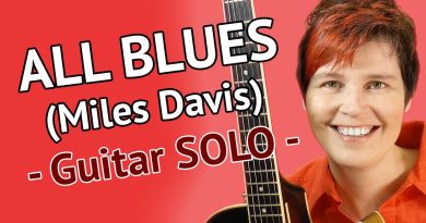 ALL BLUES – Guitar SOLO |  How to improvise over All Blues (Miles Davis)