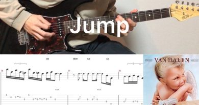 Van Halen – Jump (guitar cover with tabs & chords)