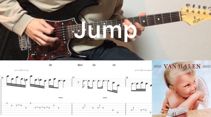 Van Halen – Jump (guitar cover with tabs & chords)