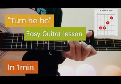 guitar Lessons for beginners | Learn to play  the song “Tum He Ho”  EASILY