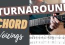 Jazz Guitar Lesson – Turnaround Chord Riffs (w/ TABs)